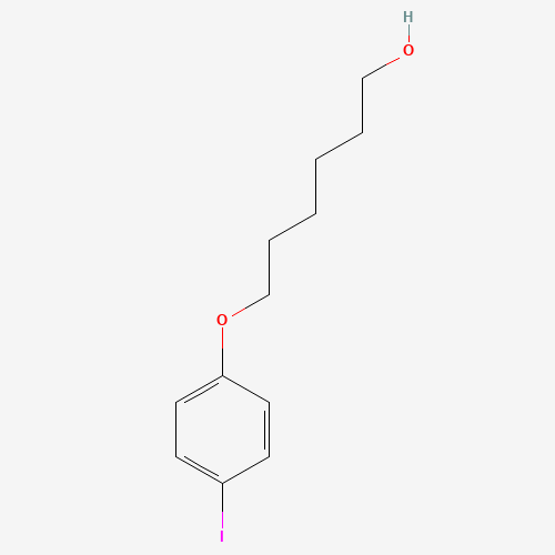 6-(4-iodophenoxy)hexan-1-ol (CAS: 436865-00-8) - Chemical Structure and Molecular Formula 