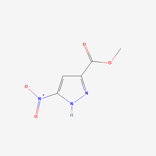 methyl 3-nitro-1H-pyrazole-5-carboxylate (CAS: 181585-93-3) - Chemical Structure and Molecular Formula 