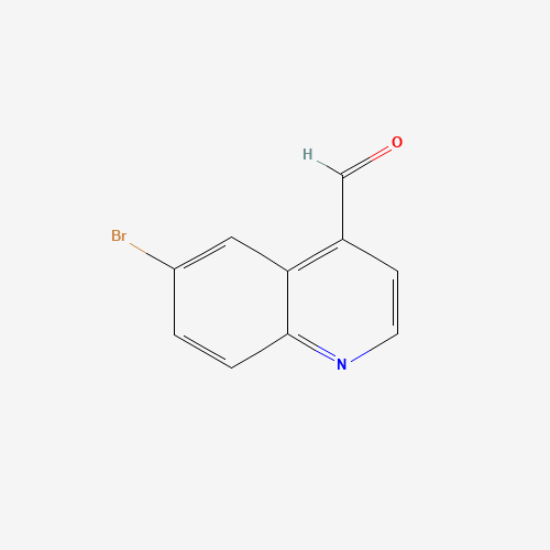 6-bromoquinoline-4-carbaldehyde (CAS: 898391-75-8) - Chemical Structure and Molecular Formula 