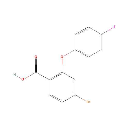 4-bromo-2-(4-iodophenoxy)benzoic acid (CAS: 1099642-47-3) - Related Chemical Product