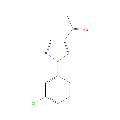1-[1-(3-chlorophenyl)pyrazol-4-yl]ethanone (CAS: 925142-81-0) - Related Chemical Product