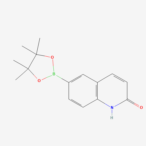 6-(4,4,5,5-tetramethyl-1,3,2-dioxaborolan-2-yl)-1H-quinolin-2-one (CAS: 1207370-28-2) - Related Chemical Product