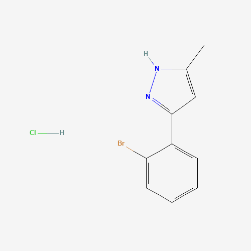 3-(2-bromophenyl)-5-methyl-1H-pyrazole;hydrochloride (CAS: 1238383-59-9) - Related Chemical Product