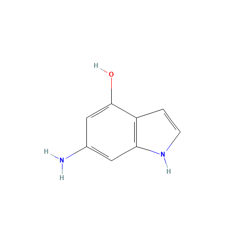 6-amino-1H-indol-4-ol (CAS: 885520-39-8) - Chemical Structure and Molecular Formula 