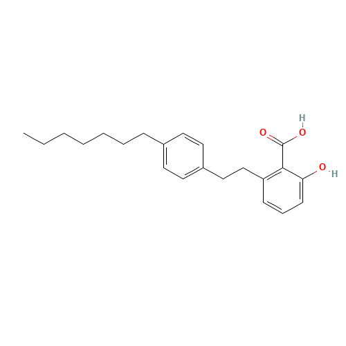 2-[2-(4-heptylphenyl)ethyl]-6-hydroxybenzoic acid (CAS: 1243583-85-8) - Related Chemical Product