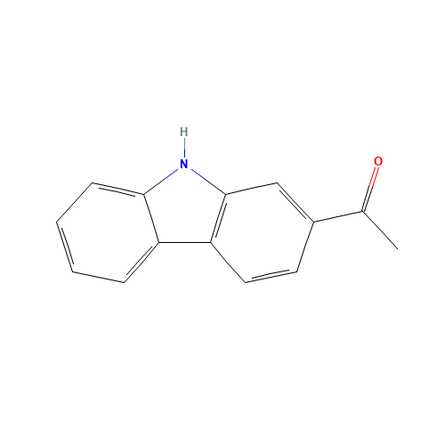 1-(9H-carbazol-2-yl)ethanone (CAS: 23592-74-7) - Chemical Structure and Molecular Formula 