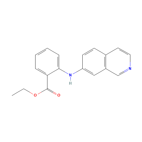ethyl 2-(isoquinolin-7-ylamino)benzoate (CAS: 645418-86-6) - Related Chemical Product