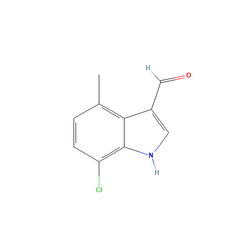 7-chloro-4-methyl-1H-indole-3-carbaldehyde (CAS: 1190320-96-7) - Related Chemical Product