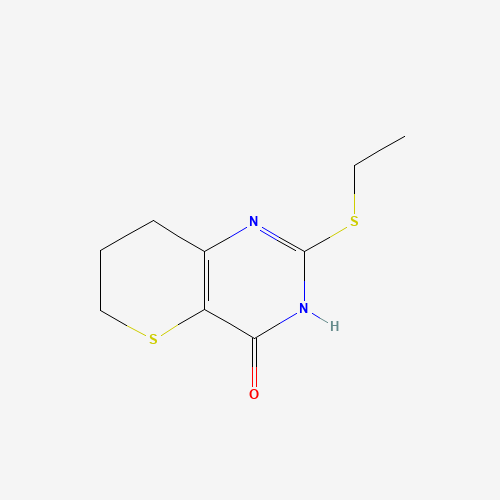2-ethylsulfanyl-1,6,7,8-tetrahydrothiopyrano[3,2-d]pyrimidin-4-one (CAS: 157414-90-9) - Related Chemical Product
