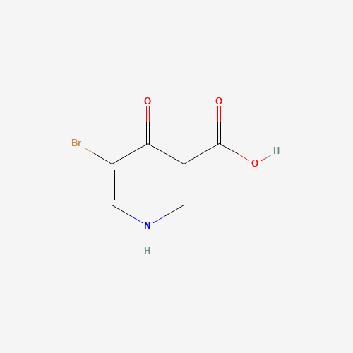 5-bromo-4-oxo-1H-pyridine-3-carboxylic acid (CAS: 1052114-83-6) - Chemical Structure and Molecular Formula 