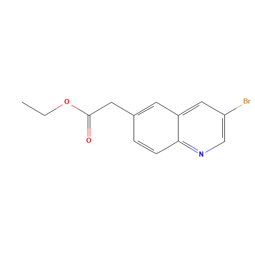 ethyl 2-(3-bromoquinolin-6-yl)acetate (CAS: 1393353-34-8) - Related Chemical Product