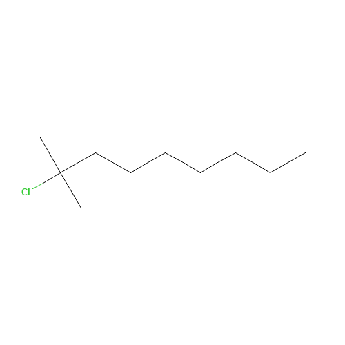 2-chloro-2-methylnonane (CAS: 4325-50-2) - Chemical Structure and Molecular Formula 