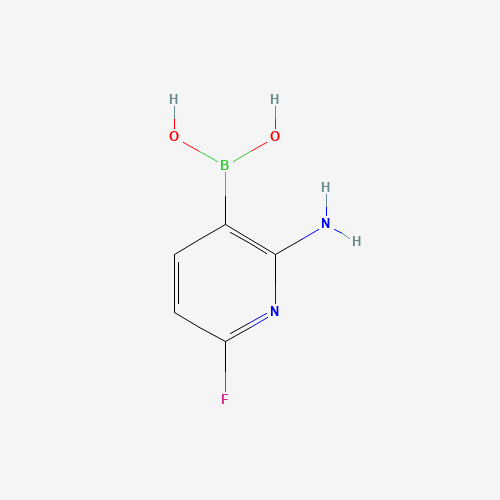 (2-amino-6-fluoropyridin-3-yl)boronic acid (CAS: 1225227-87-1) - Related Chemical Product