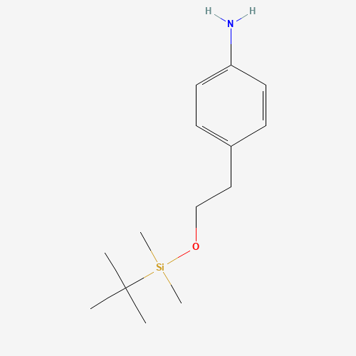 4-[2-[tert-butyl(dimethyl)silyl]oxyethyl]aniline (CAS: 173901-21-8) - Related Chemical Product