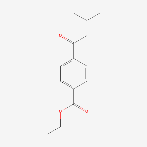 ethyl 4-(3-methylbutanoyl)benzoate (CAS: 1393125-61-5) - Related Chemical Product
