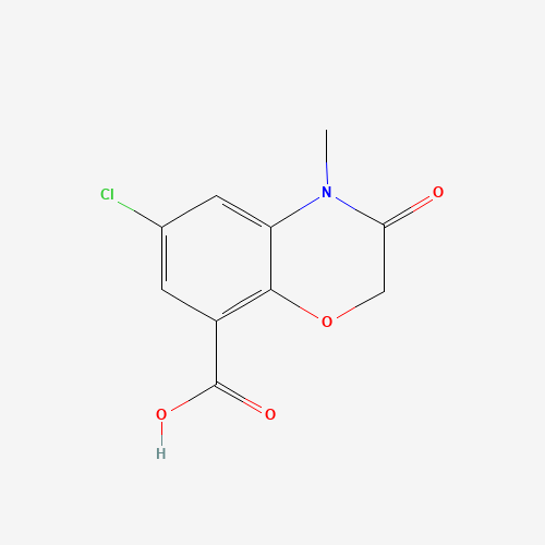 6-chloro-4-methyl-3-oxo-1,4-benzoxazine-8-carboxylic acid (CAS: 123040-79-9) - Related Chemical Product
