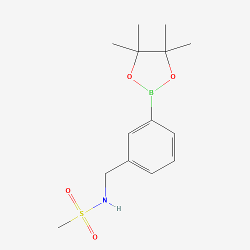 N-[[3-(4,4,5,5-tetramethyl-1,3,2-dioxaborolan-2-yl)phenyl]methyl]methanesulfonamide (CAS: 843646-66-2) - Related Chemical Product