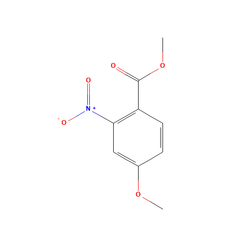 methyl 4-methoxy-2-nitrobenzoate (CAS: 181871-73-8) - Chemical Structure and Molecular Formula 