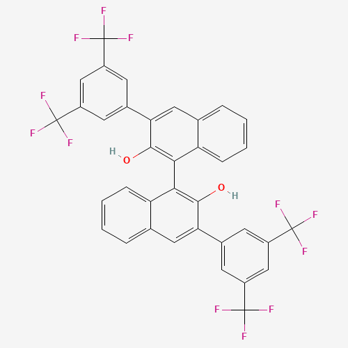 3-[3,5-bis(trifluoromethyl)phenyl]-1-[3-[3,5-bis(trifluoromethyl)phenyl]-2-hydroxynaphthalen-1-yl]naphthalen-2-ol (CAS: 849939-13-5) - Related Chemical Product