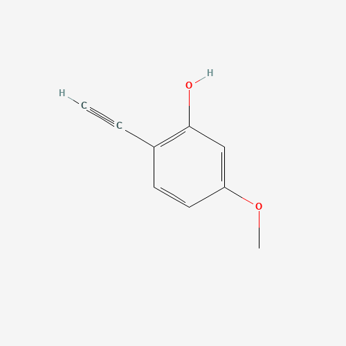 2-ethynyl-5-methoxyphenol (CAS: 1057669-95-0) - Chemical Structure and Molecular Formula 