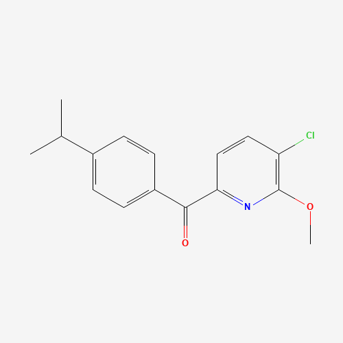 (5-chloro-6-methoxypyridin-2-yl)-(4-propan-2-ylphenyl)methanone (CAS: 1310947-62-6) - Related Chemical Product