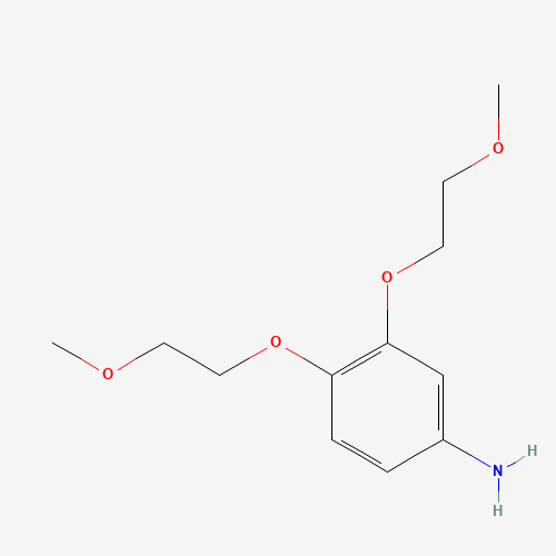 3,4-bis(2-methoxyethoxy)aniline (CAS: 577780-97-3) - Related Chemical Product