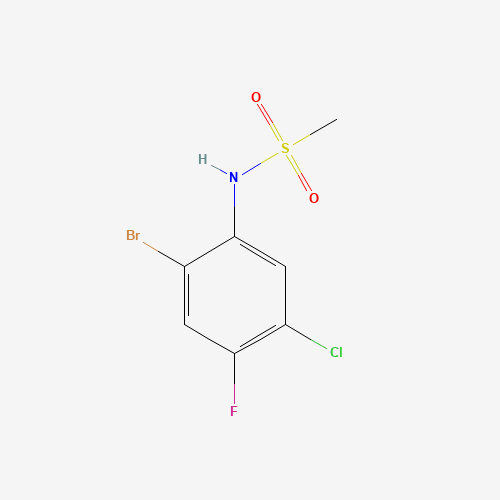 N-(2-bromo-5-chloro-4-fluorophenyl)methanesulfonamide (CAS: 685536-25-8) - Related Chemical Product