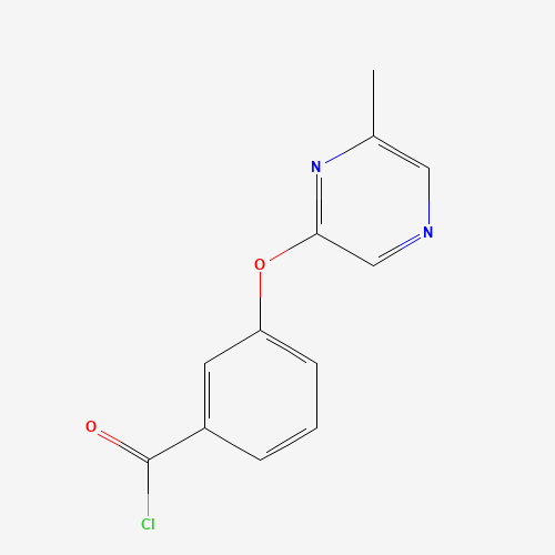 3-(6-methylpyrazin-2-yl)oxybenzoyl chloride (CAS: 921938-93-4) - Related Chemical Product