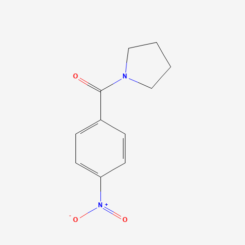 (4-nitrophenyl)-pyrrolidin-1-ylmethanone (CAS: 53578-11-3) - Chemical Structure and Molecular Formula 