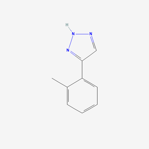4-(2-methylphenyl)-2H-triazole (CAS: 369363-70-2) - Chemical Structure and Molecular Formula 
