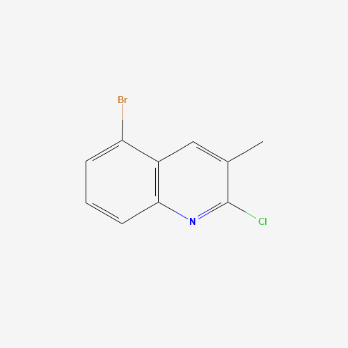 5-bromo-2-chloro-3-methylquinoline (CAS: 132118-60-6) - Chemical Structure and Molecular Formula 