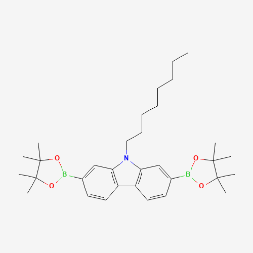 9-octyl-2,7-bis(4,4,5,5-tetramethyl-1,3,2-dioxaborolan-2-yl)carbazole (CAS: 406726-92-9) - Related Chemical Product