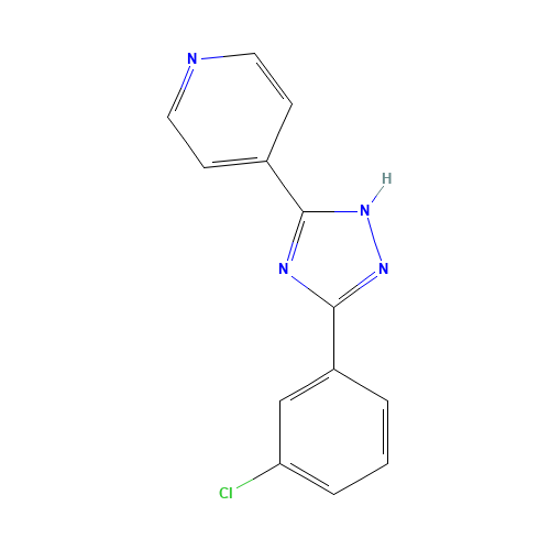 4-[3-(3-chlorophenyl)-1H-1,2,4-triazol-5-yl]pyridine (CAS: 36646-19-2) - Related Chemical Product
