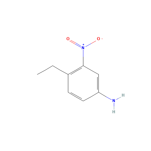 4-ethyl-3-nitroaniline (CAS: 51529-96-5) - Chemical Structure and Molecular Formula 