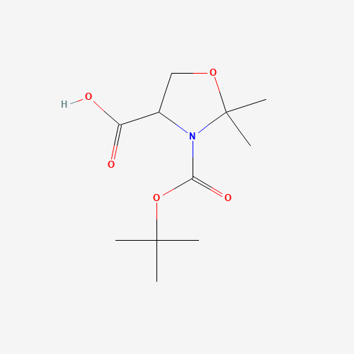 2,2-dimethyl-3-[(2-methylpropan-2-yl)oxycarbonyl]-1,3-oxazolidine-4-carboxylic acid (CAS: 301155-28-2) - Related Chemical Product