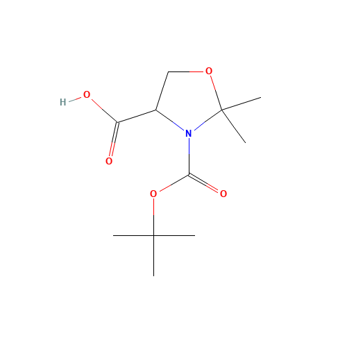 2,2-dimethyl-3-[(2-methylpropan-2-yl)oxycarbonyl]-1,3-oxazolidine-4-carboxylic acid (CAS: 301155-28-2) - Related Chemical Product