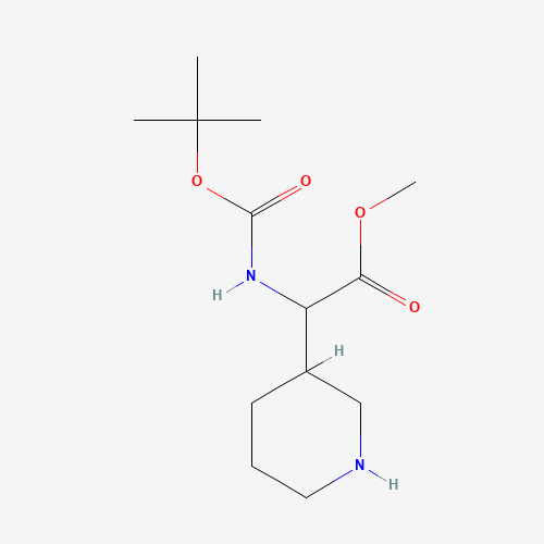 methyl 2-[(2-methylpropan-2-yl)oxycarbonylamino]-2-piperidin-3-ylacetate (CAS: 1219331-78-8) - Related Chemical Product