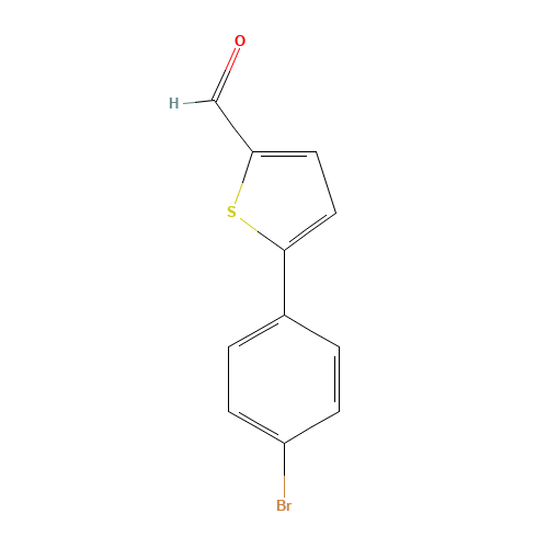 5-(4-bromophenyl)thiophene-2-carbaldehyde (CAS: 38401-70-6) - Chemical Structure and Molecular Formula 
