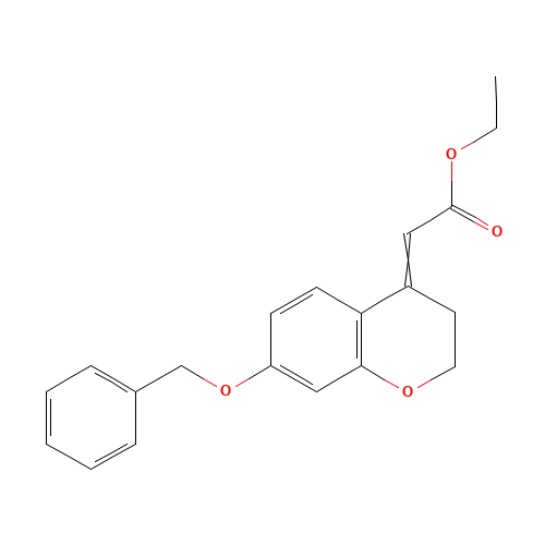 ethyl 2-(7-phenylmethoxy-2,3-dihydrochromen-4-ylidene)acetate (CAS: 905725-44-2) - Related Chemical Product