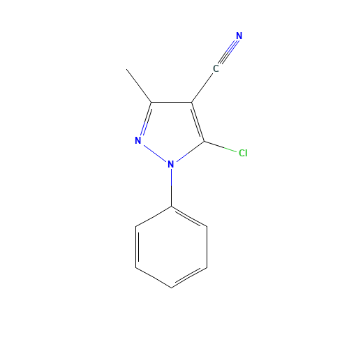 5-chloro-3-methyl-1-phenylpyrazole-4-carbonitrile (CAS: 51626-33-6) - Related Chemical Product