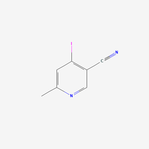 4-iodo-6-methylpyridine-3-carbonitrile (CAS: 1211594-67-0) - Chemical Structure and Molecular Formula 