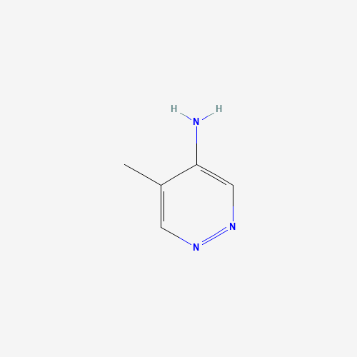 5-methylpyridazin-4-amine (CAS: 90568-14-2) - Chemical Structure and Molecular Formula 