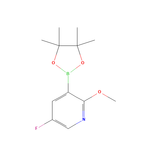 5-fluoro-2-methoxy-3-(4,4,5,5-tetramethyl-1,3,2-dioxaborolan-2-yl)pyridine (CAS: 1083168-95-9) - Related Chemical Product