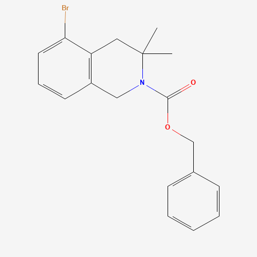 benzyl 5-bromo-3,3-dimethyl-1,4-dihydroisoquinoline-2-carboxylate (CAS: 1430115-67-5) - Related Chemical Product
