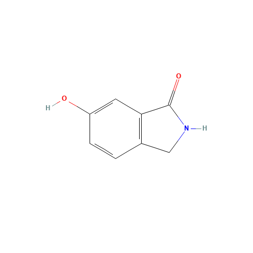 6-hydroxy-2,3-dihydroisoindol-1-one (CAS: 659737-57-2) - Chemical Structure and Molecular Formula 