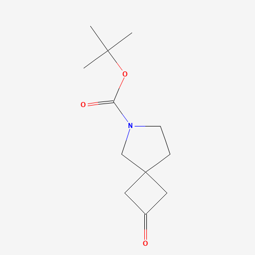 tert-butyl 2-oxo-6-azaspiro[3.4]octane-6-carboxylate (CAS: 203661-71-6) - Chemical Structure and Molecular Formula 