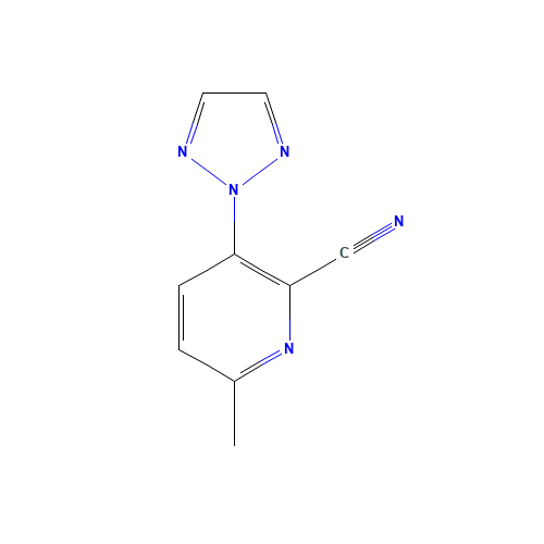 6-methyl-3-(triazol-2-yl)pyridine-2-carbonitrile (CAS: 1384199-29-4) - Related Chemical Product