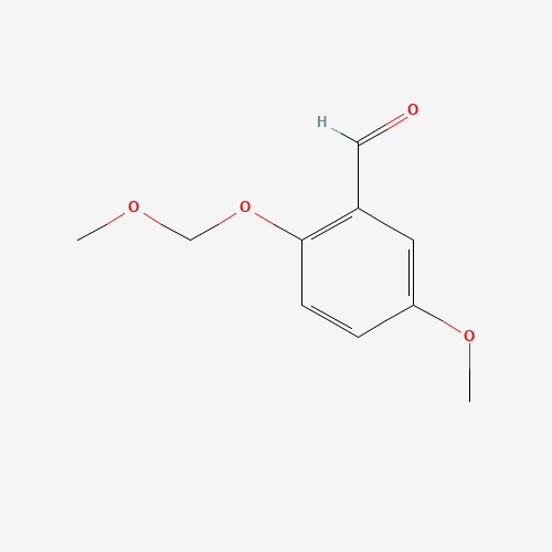 5-methoxy-2-(methoxymethoxy)benzaldehyde (CAS: 73220-20-9) - Chemical Structure and Molecular Formula 