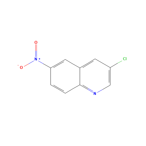 3-chloro-6-nitroquinoline (CAS: 101860-71-3) - Chemical Structure and Molecular Formula 