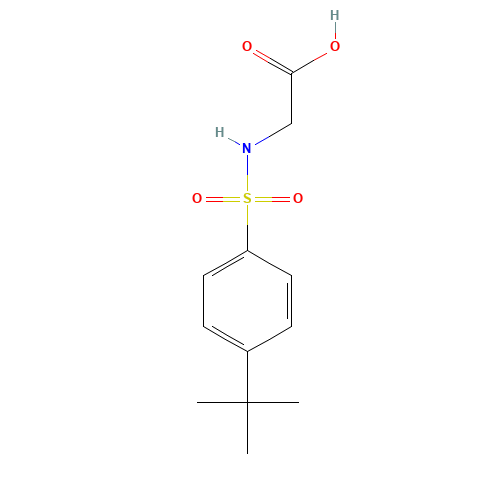 2-[(4-tert-butylphenyl)sulfonylamino]acetic acid (CAS: 159855-97-7) - Related Chemical Product